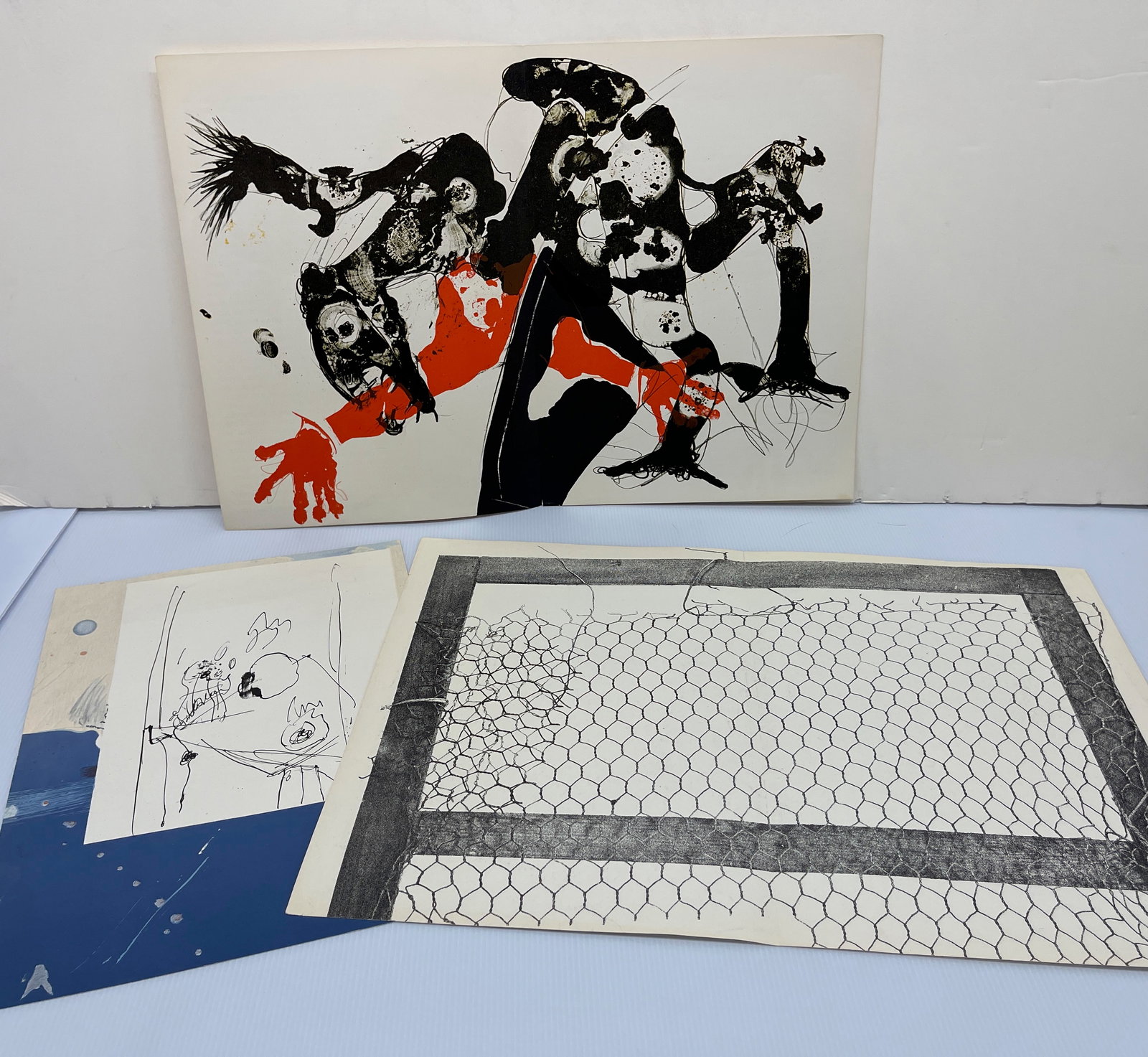 Paul Rebeyrolle - Maeght, Paris: D.L.M. vintage Original Lithograph 1967. Published by Maeght, Paris. Derrière le Miroir. Good condition, see photos. Never framed. Paul Rebeyrolle (3 November 1926 in Eymoutiers – 7 February 2005 i