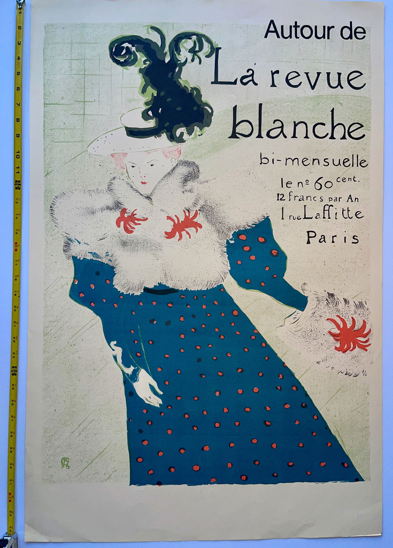 HENRI DE TOULOUSE LAUTREC - LA REVUE BLANCHE (1 of 1)