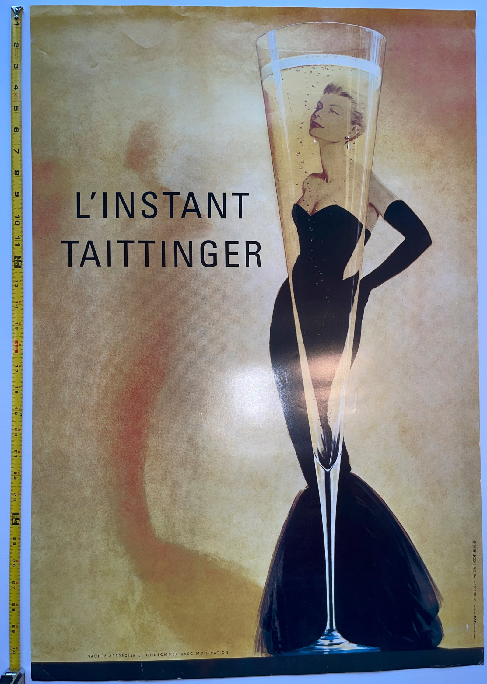 TAITTINGER CHAMPAGNE POSTER (1 of 3)