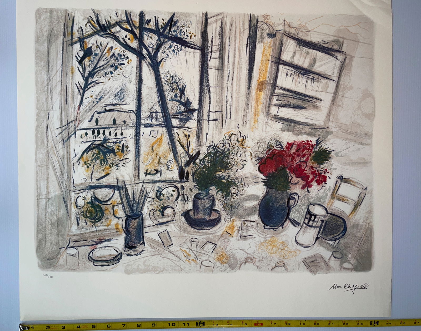 Marc Chagall -FLOWERS ON TABLE (1 of 3)
