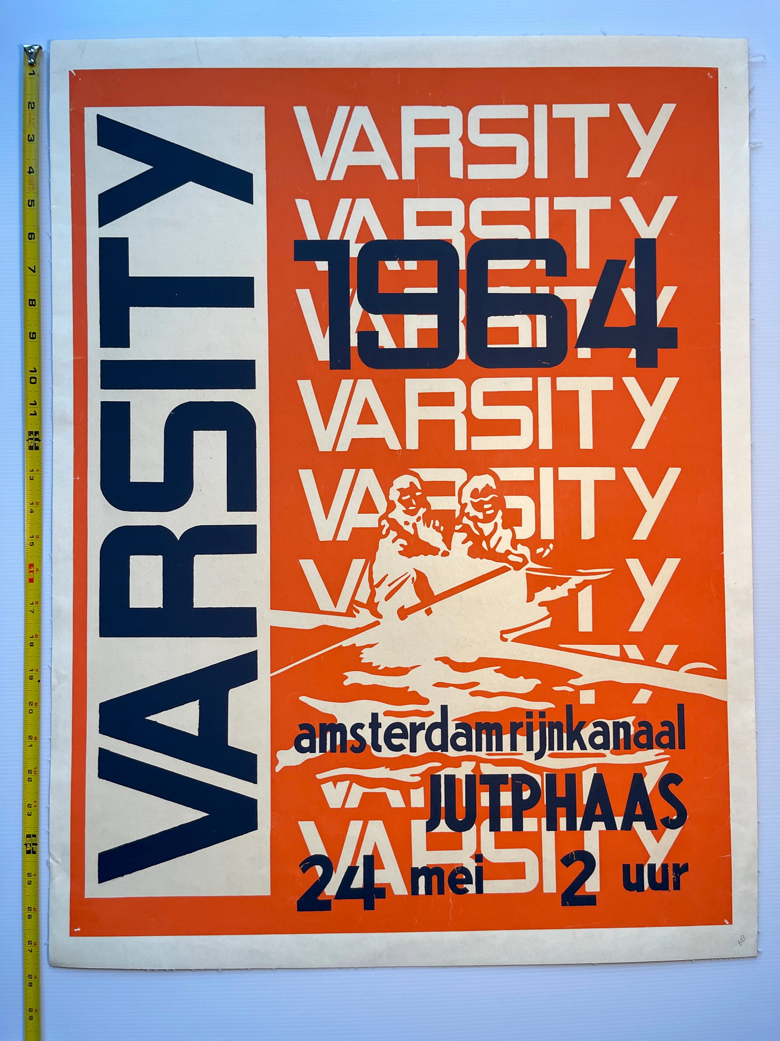 1964 AMSTERDAM ROWING TEAM POSTER (1 of 1)