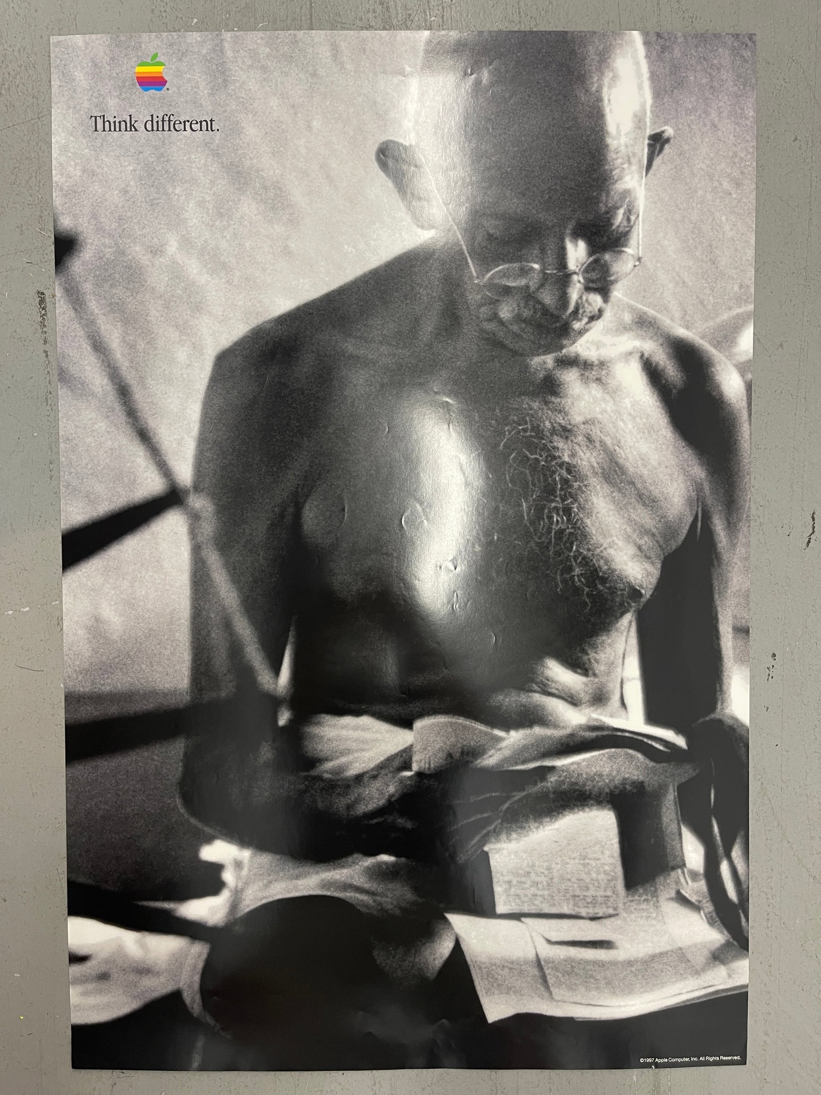 Gandhi "Think Different" Poster (1 of 1)