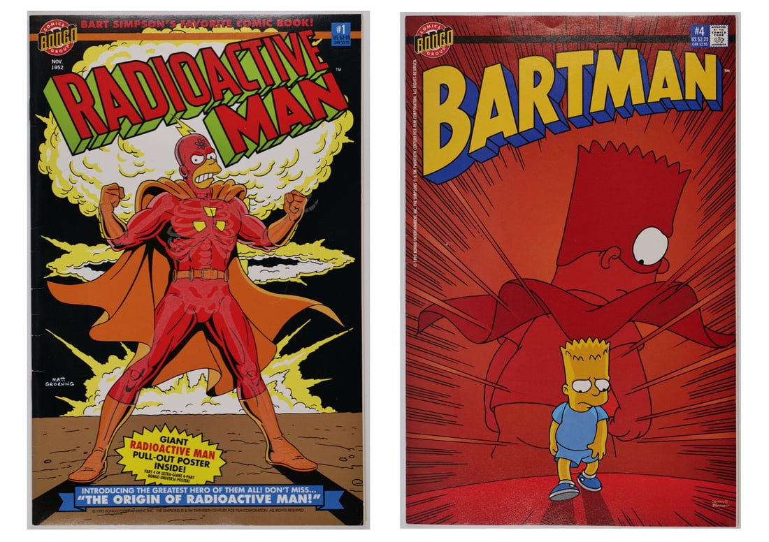 RADIOACTIVE MAN #1 AND BARTMAN #4 (1 of 5)
