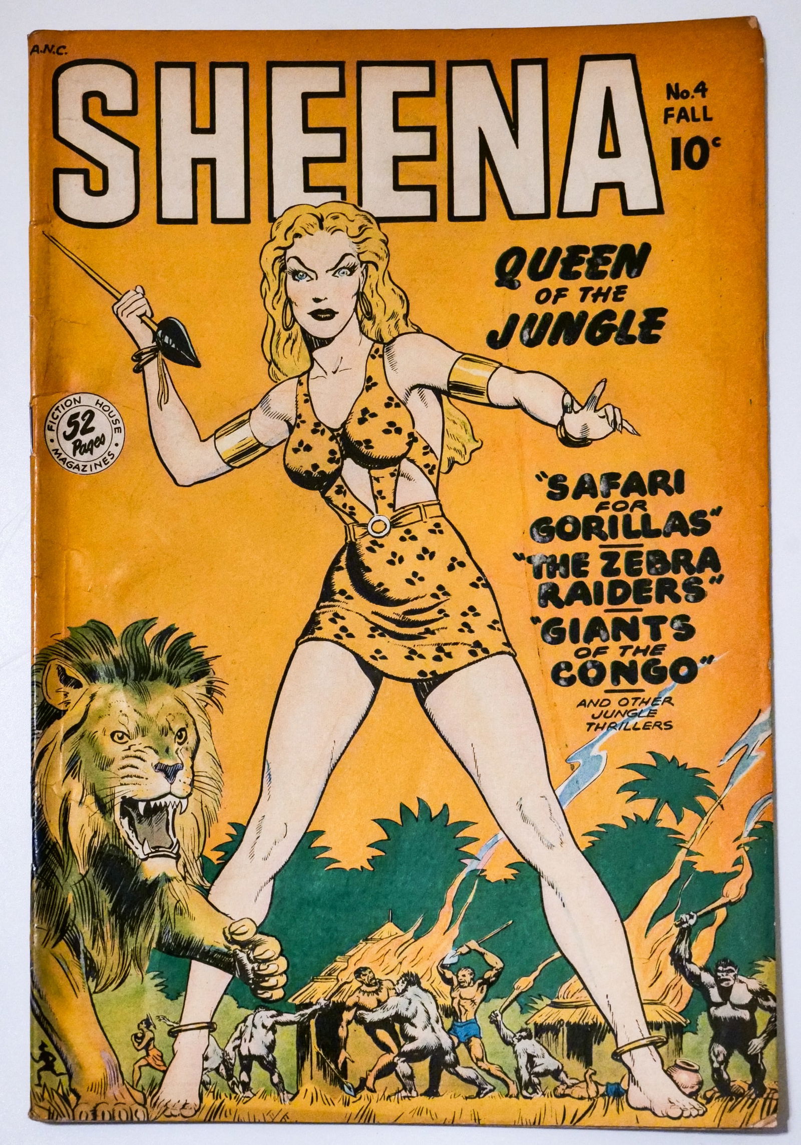 SHEENA, QUEEN OF THE JUNGLE #4 (1 of 2)