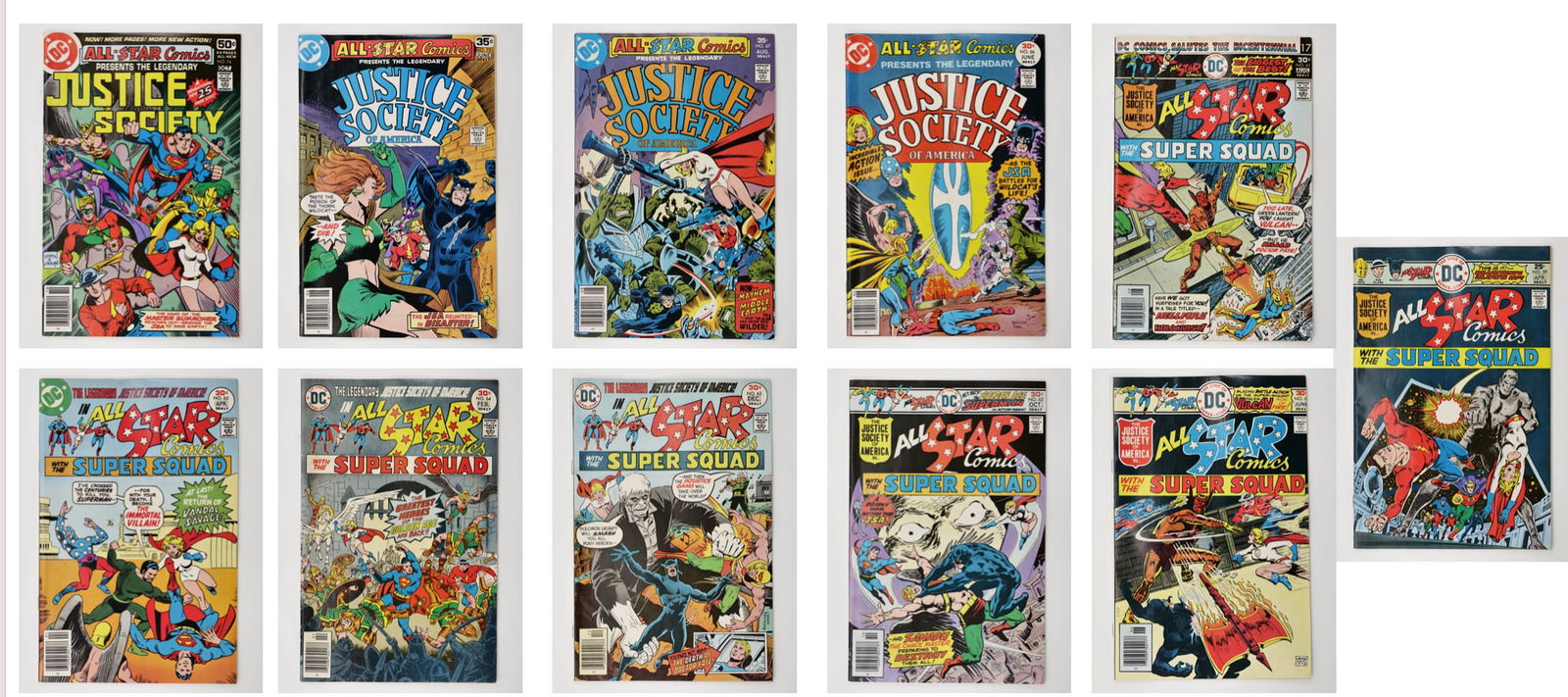 DC ALL STAR COMICS set with key issues (1 of 12)