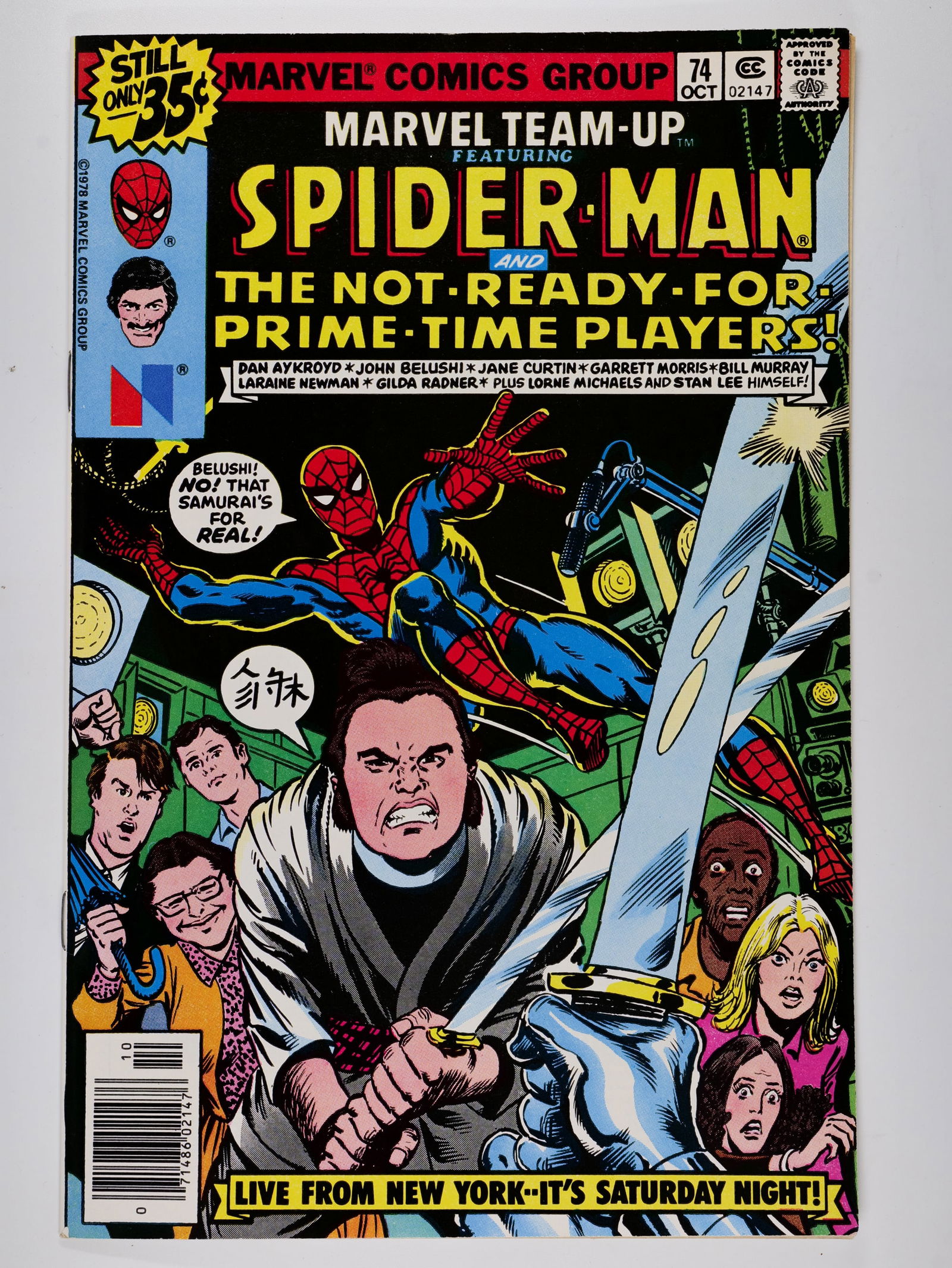 MARVEL TEAM-UP #74 WITH THE CAST OF SNL !  PLUS 2 MORE (1 of 3)