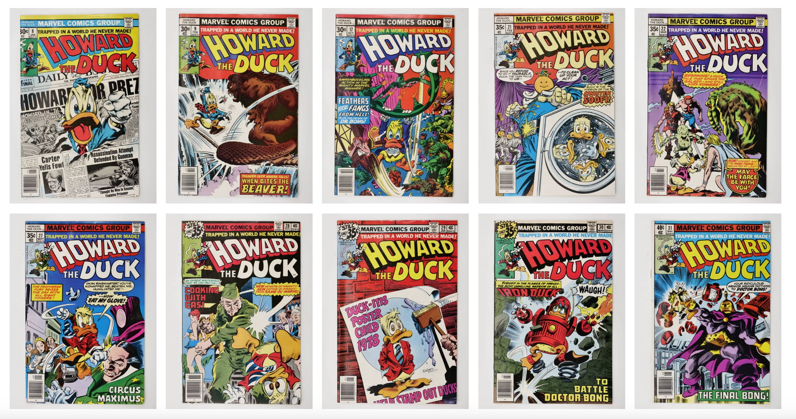 HOWARD THE DUCK VOLUME 1 SET (1 of 11)