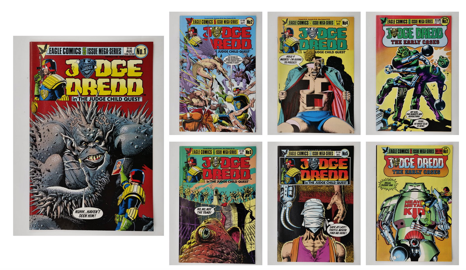JUDGE DREDD #1-5 (1 of 1)