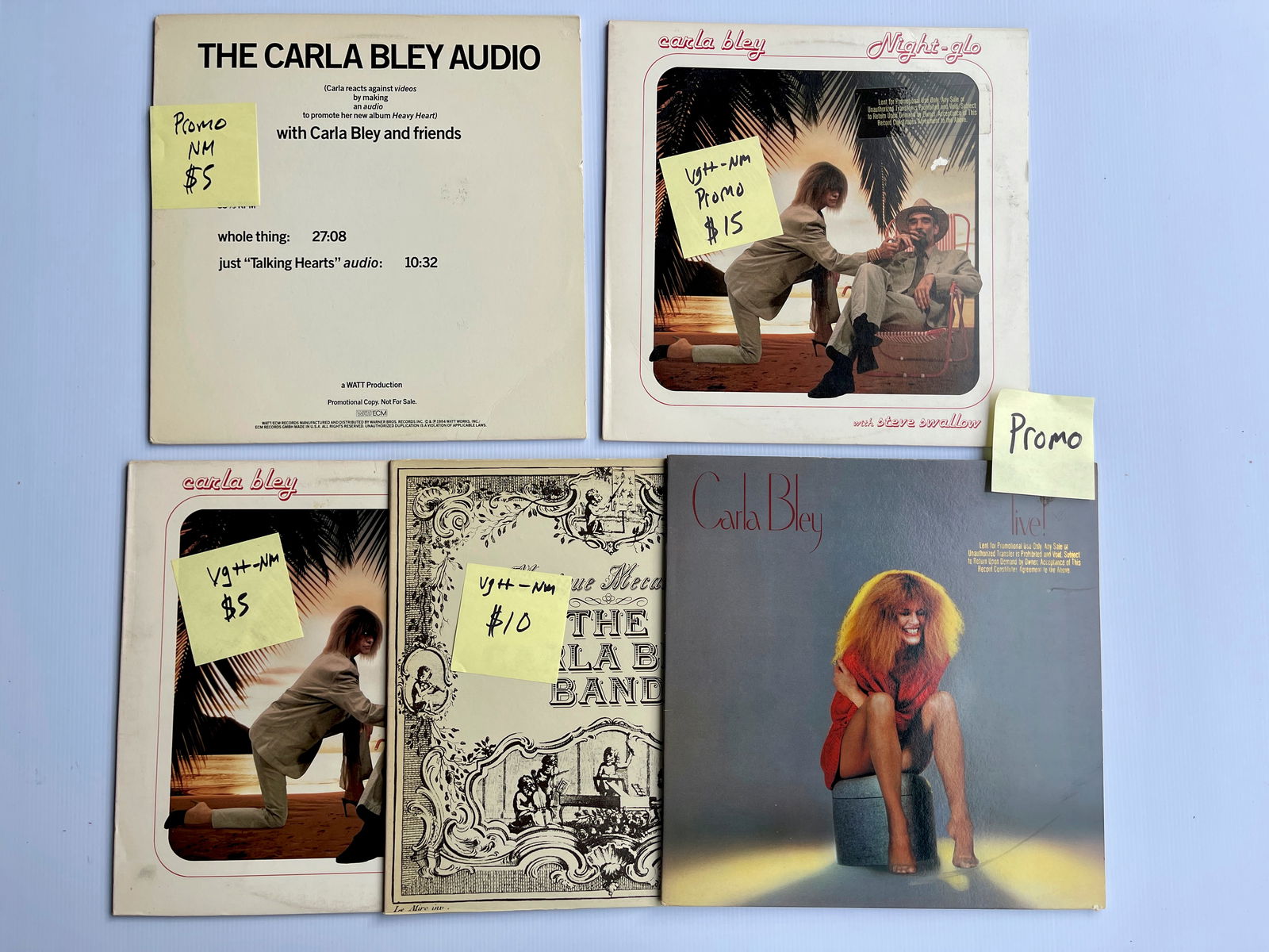 CARLA BLEY SET #2 WITH PROMOS (1 of 1)