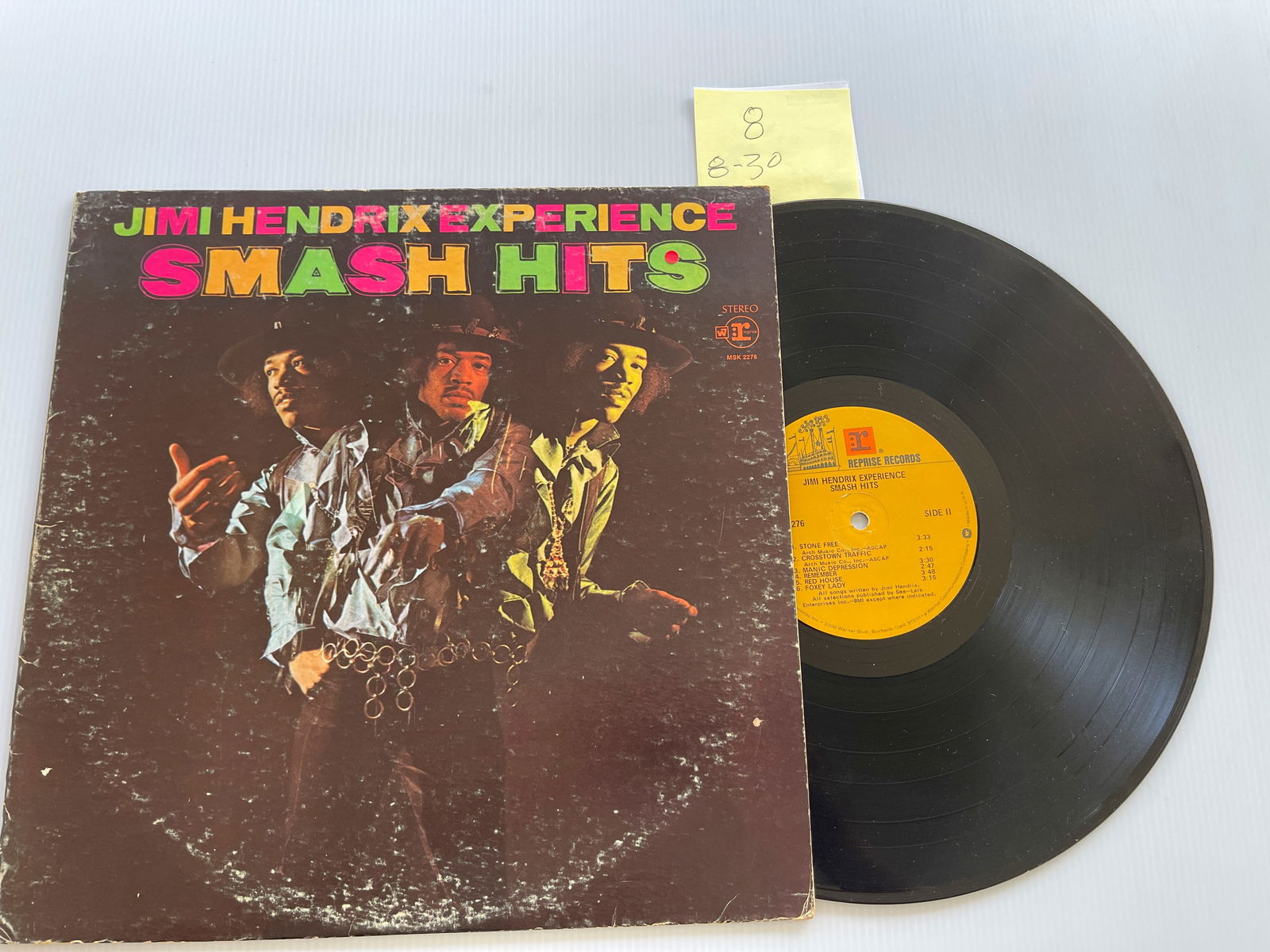 THE JIMI HENDRIX EXPERIENCE SMASH HITS (1 of 1)