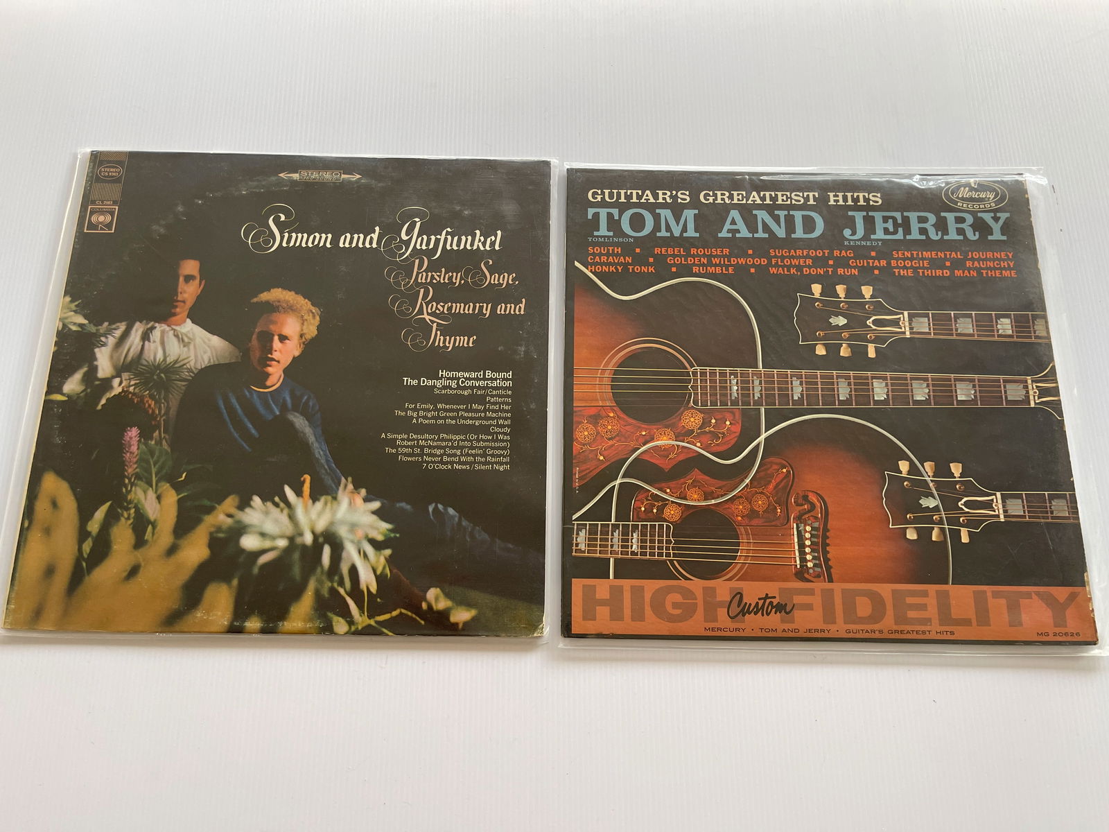SIMON AND GARFUNKEL & TOM AND JERRY: SIMON AND GARFUNKEL PARSLEY SAGE ROSEMARY AND THYME & TOM AND JERRY GUITAR’S GREATEST HITS