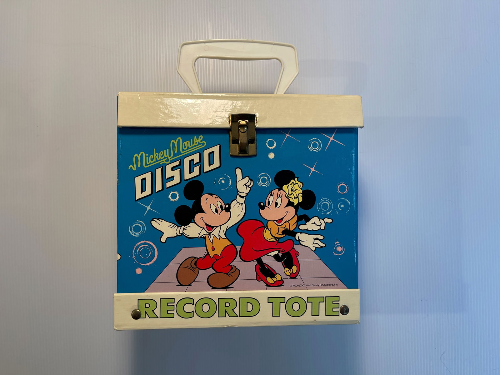 KIDS 45RPM RECORD CASE WITH MICKEY MOUSE (1 of 3)