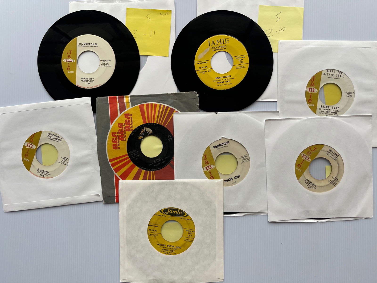 THE DUANE EDDY SET OF 45s (1 of 1)
