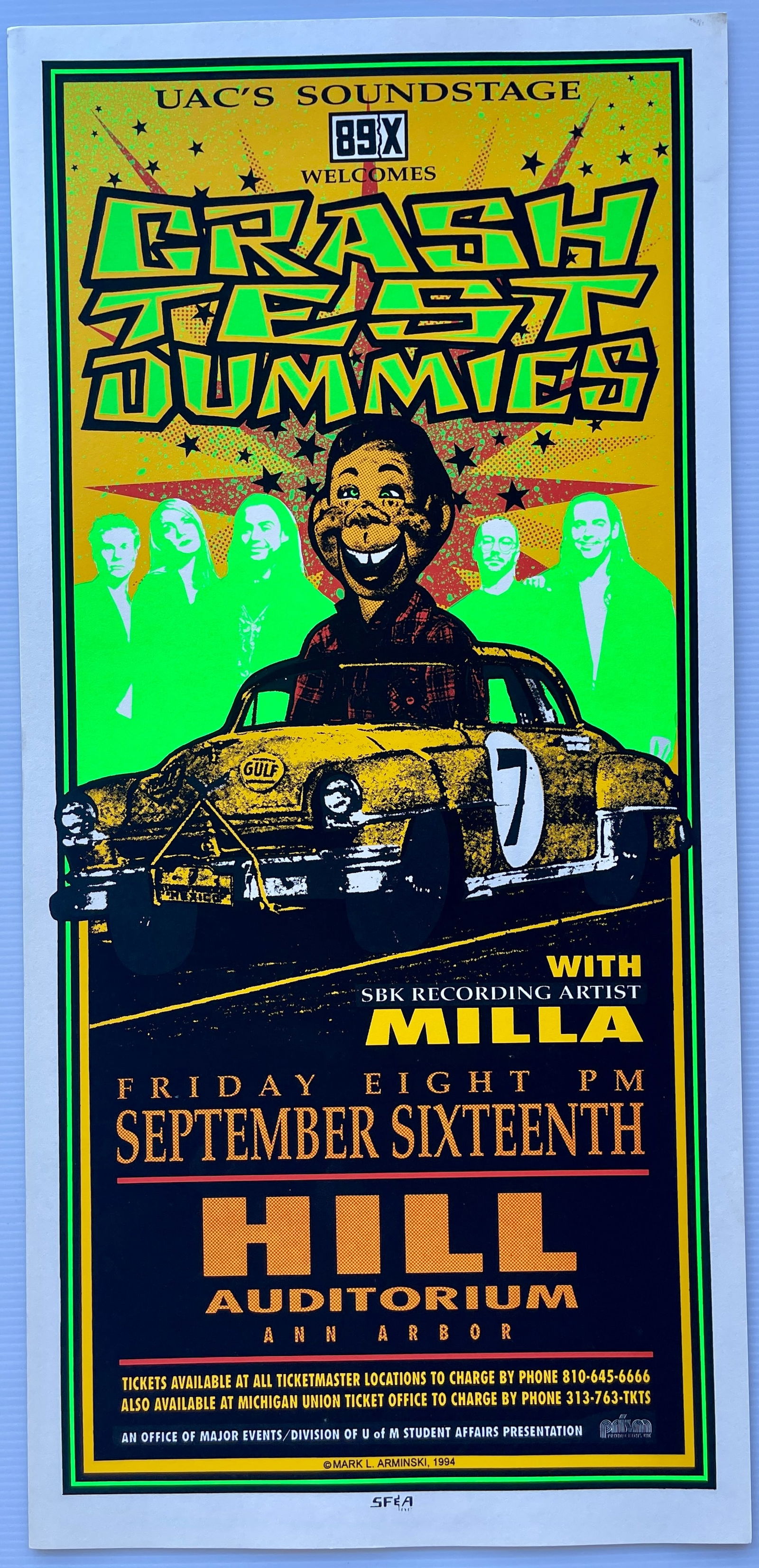 CRASH TEST DUMMIES - ARMINSKI - 1994 (1 of 1)