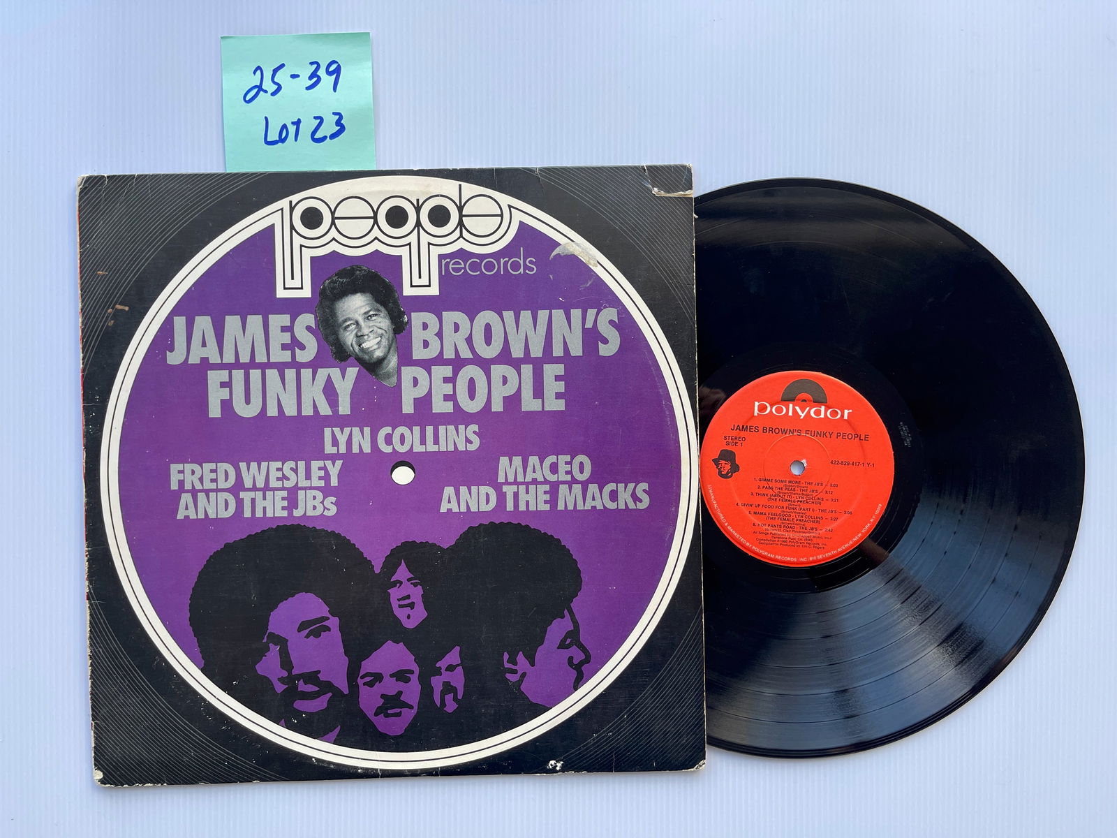 James Brown's Funky People: James Brown's Funky People 1986 Polydor - 422-829-417-1 Y-1, Polydor - 829 417-1 Y-1 Series: James Brown's Funky People WITH The J.B.’s, Lyn Collins, Fred Wesley & The JB’S, Maceo & The Macks. Fun