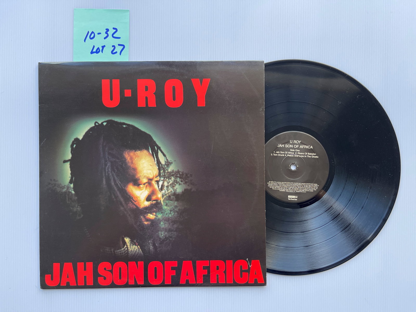 U-Roy - Jah Son Of Africa: U-Roy - Jah Son Of Africa. Caroline Records - CAR49916, Front Line (2) - CAR49916 Format: Vinyl, LP, Album 2000 Roots Reggae