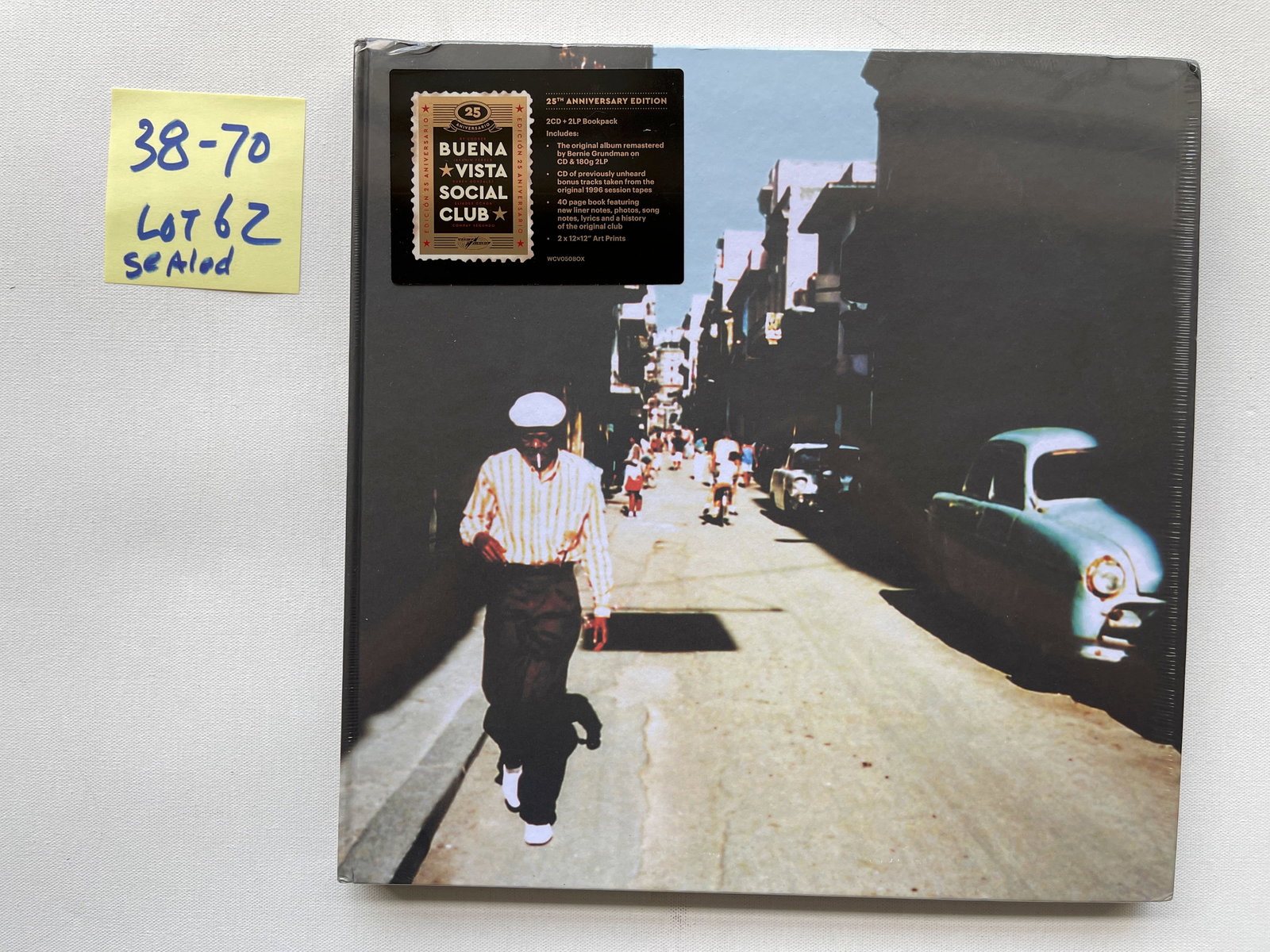 Buena Vista Social Club - SEALED: Buena Vista Social Club - Buena Vista Social Club - SEALED. World Circuit - WCV050BOX. Deluxe Edition, Bookpack, 25th Anniversary. 2X CD - 2x Vinyl, LP, Album, Remastered, 180g. Style: Afro-Cuban, Son