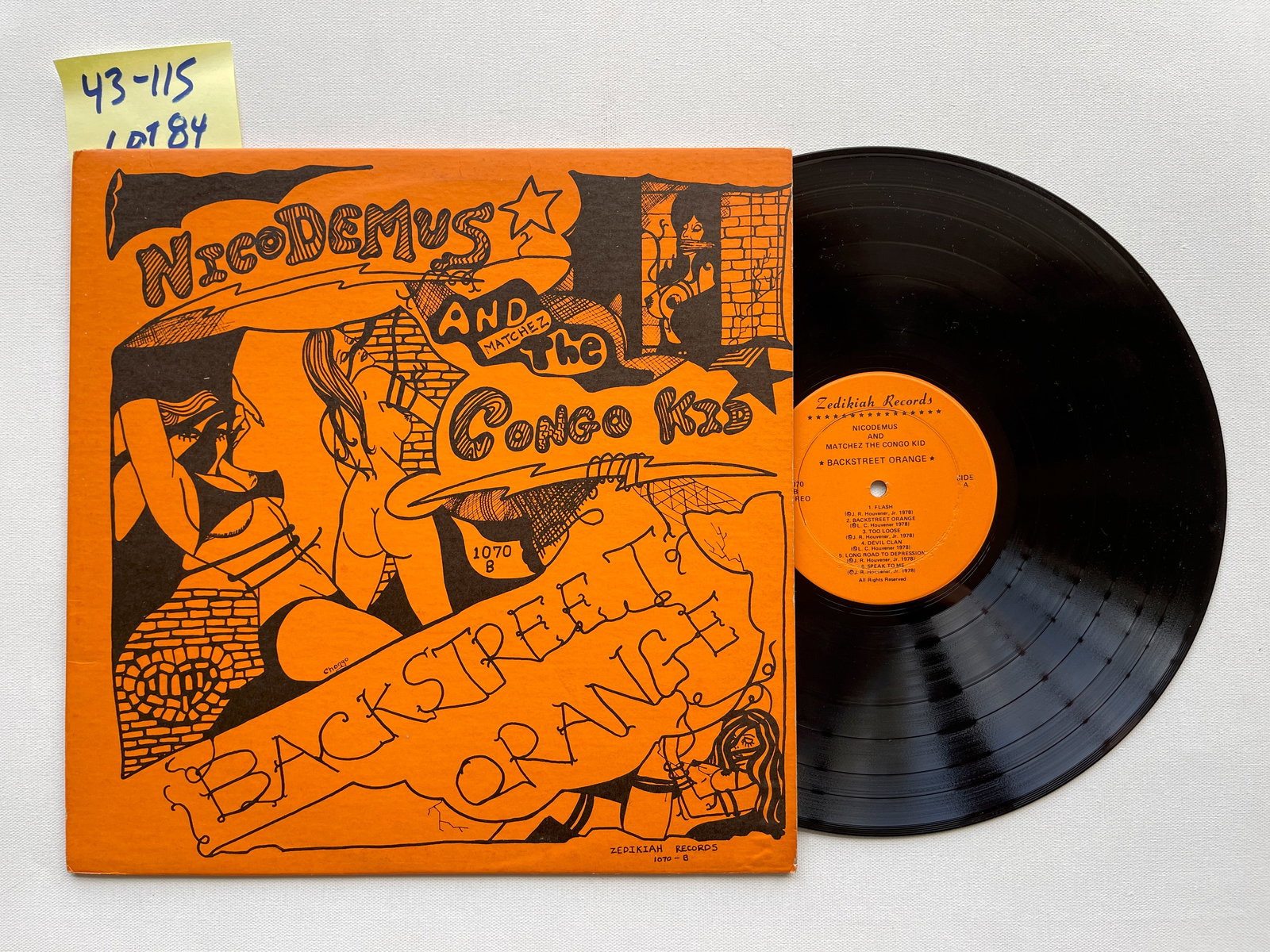 Nicodemus And Matchez The Congo Kid - Backstreet Orange (1 of 1)