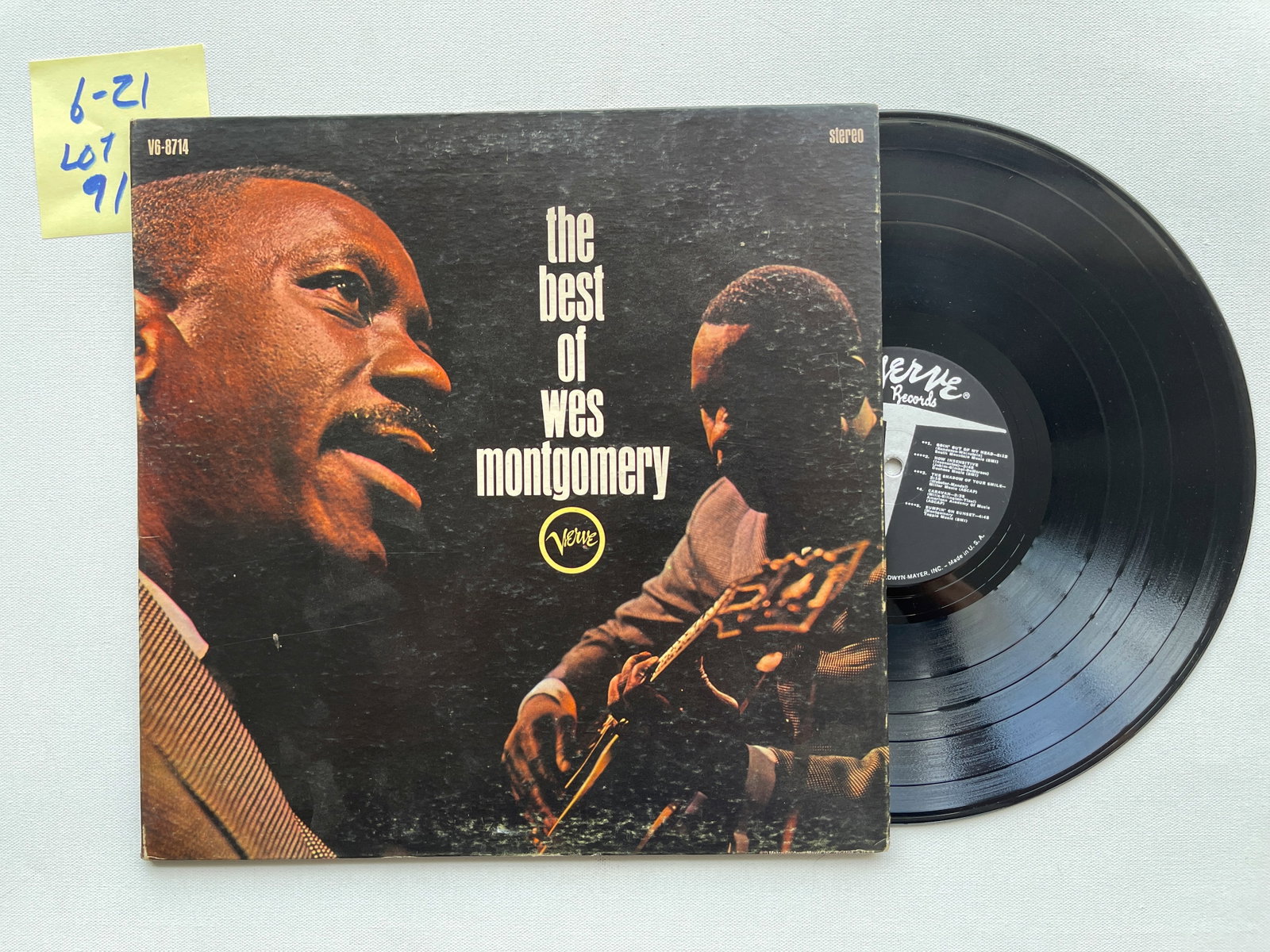 Wes Montgomery - The Best Of Wes Montgomery: Wes Montgomery - The Best Of Wes Montgomery. Verve Records - V6-8714. 1967 Genre: Jazz, Latin Style: Latin Jazz This version has black labels with silver print & Verve trident logos that also have a l