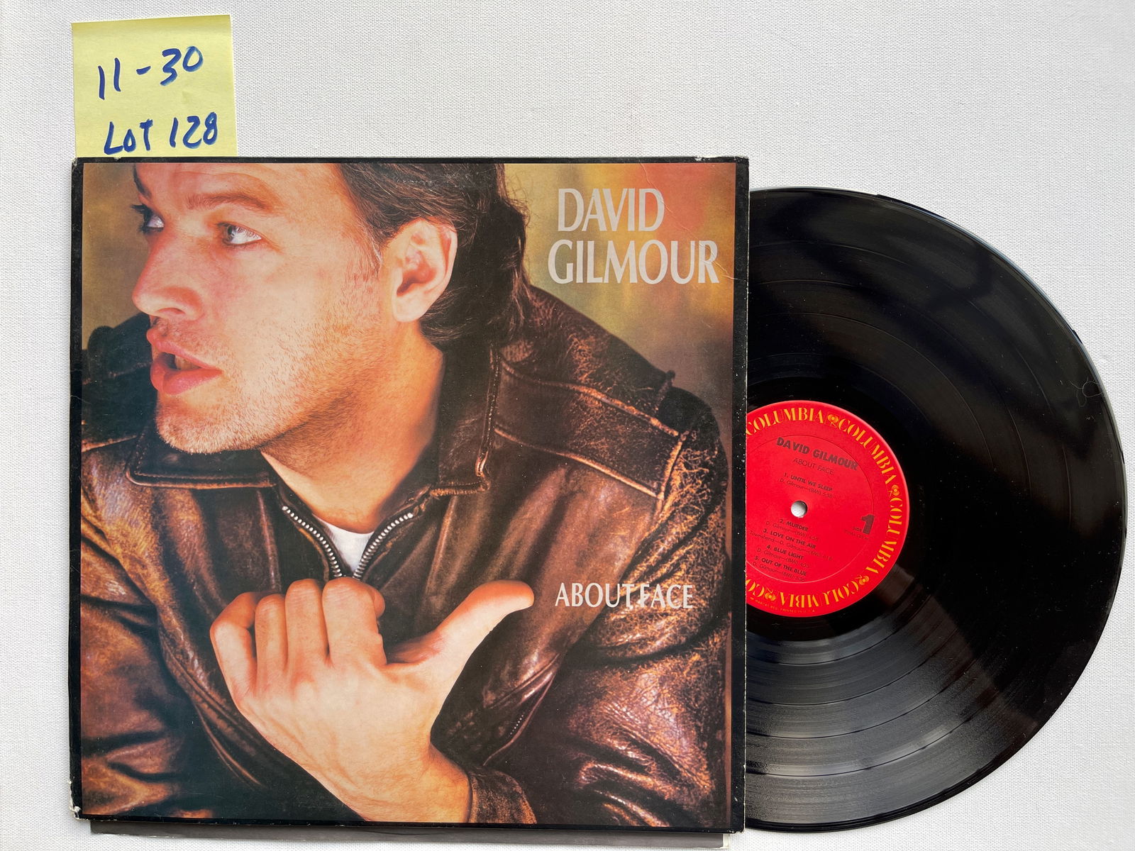David Gilmour - About Face: David Gilmour - About Face. Columbia - FC 39296/ 1984 ROCK. WITH Orchestra - The National Philharmonic Orchestra. Piano, Organ - Steve Winwood. Best known as guitarist, vocalist and writer with Pink F