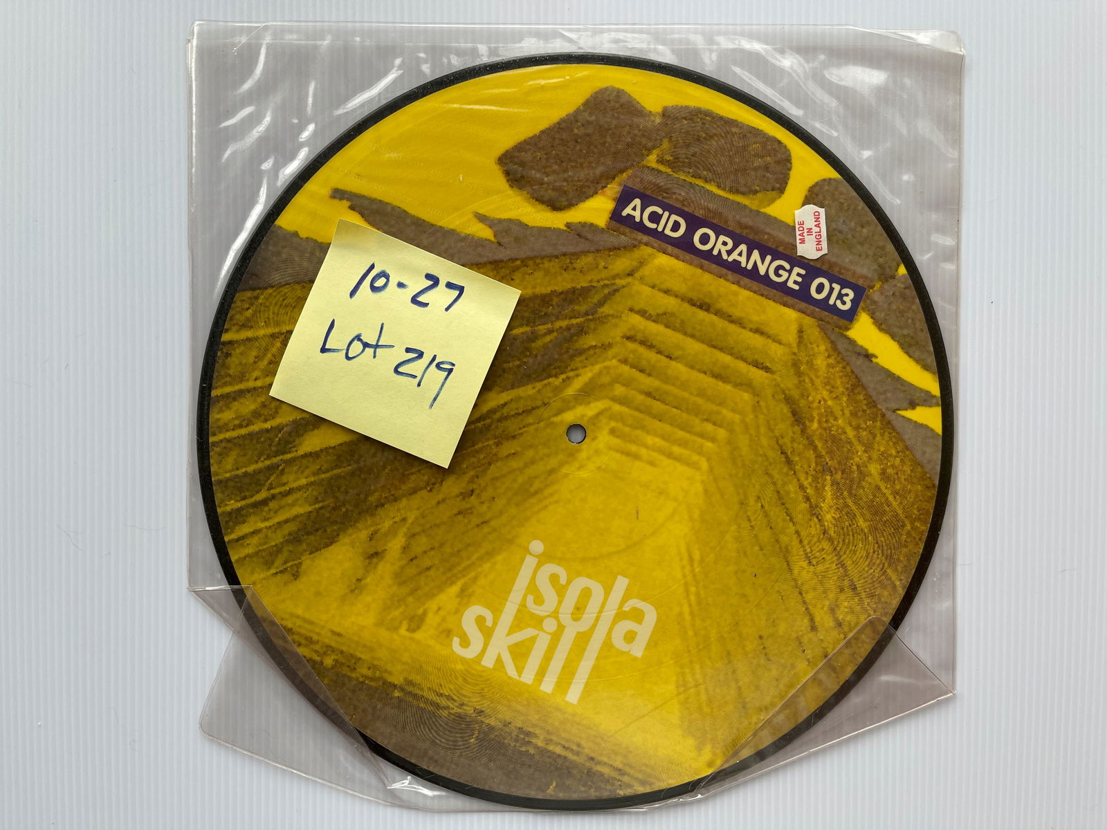 ACID ORANGE 013 - Isola Skill PICTURE DISC (1 of 1)