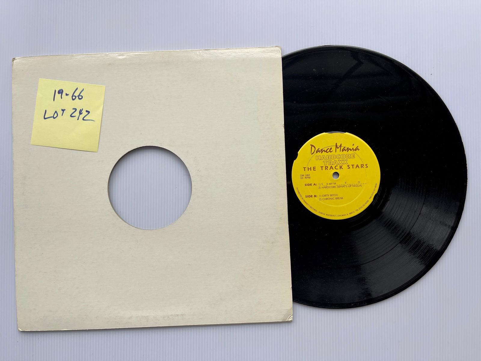 DANCE MANIA - DM 082 - The Track Stars - Hardcore Traxx (BANNED) (1 of 1)