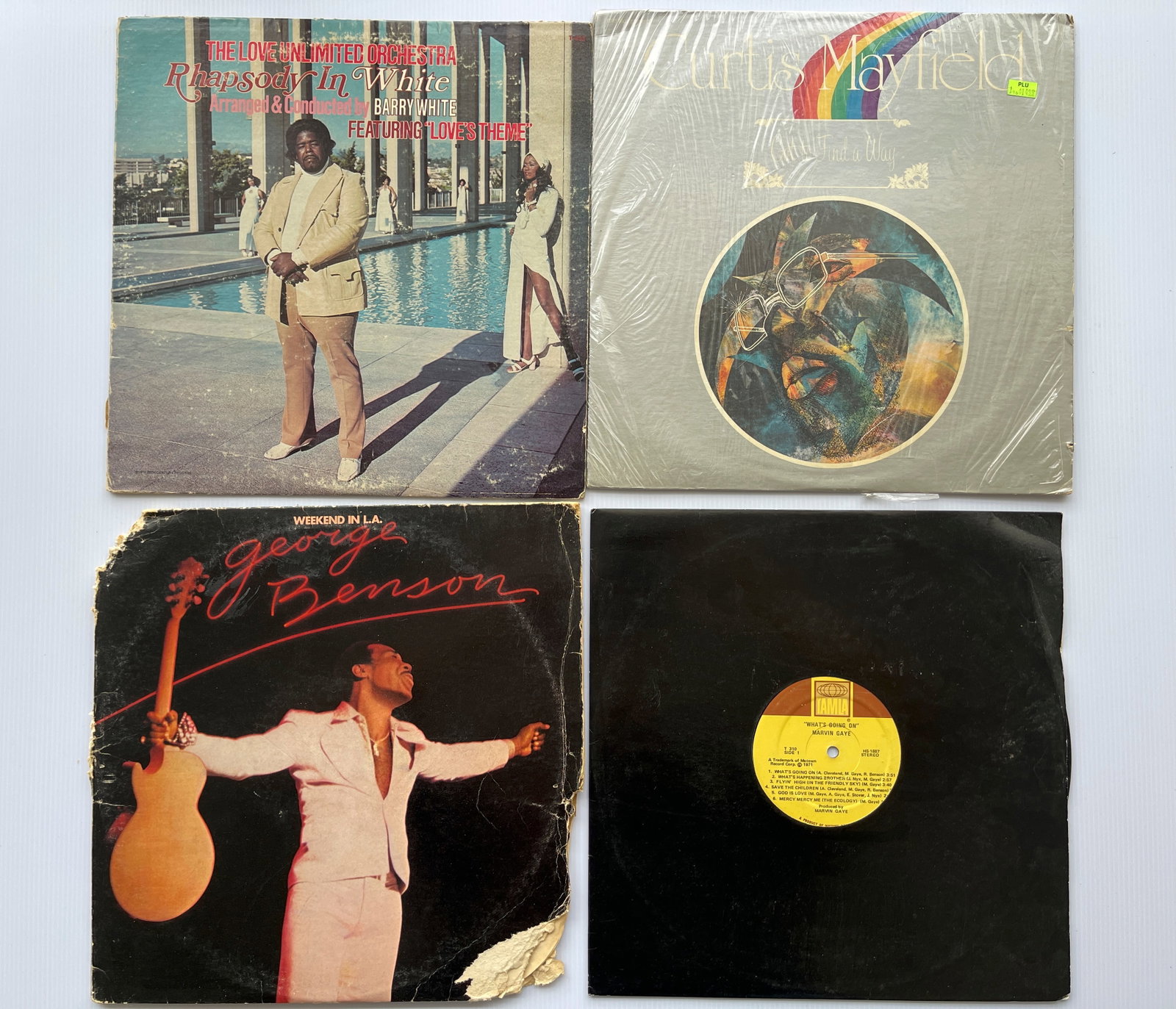R&B SET #3 WITH MARVIN GAYE: R&B SET #3 WITH MARVIN GAYE CURTIS MAYFIED BARRY WHITE