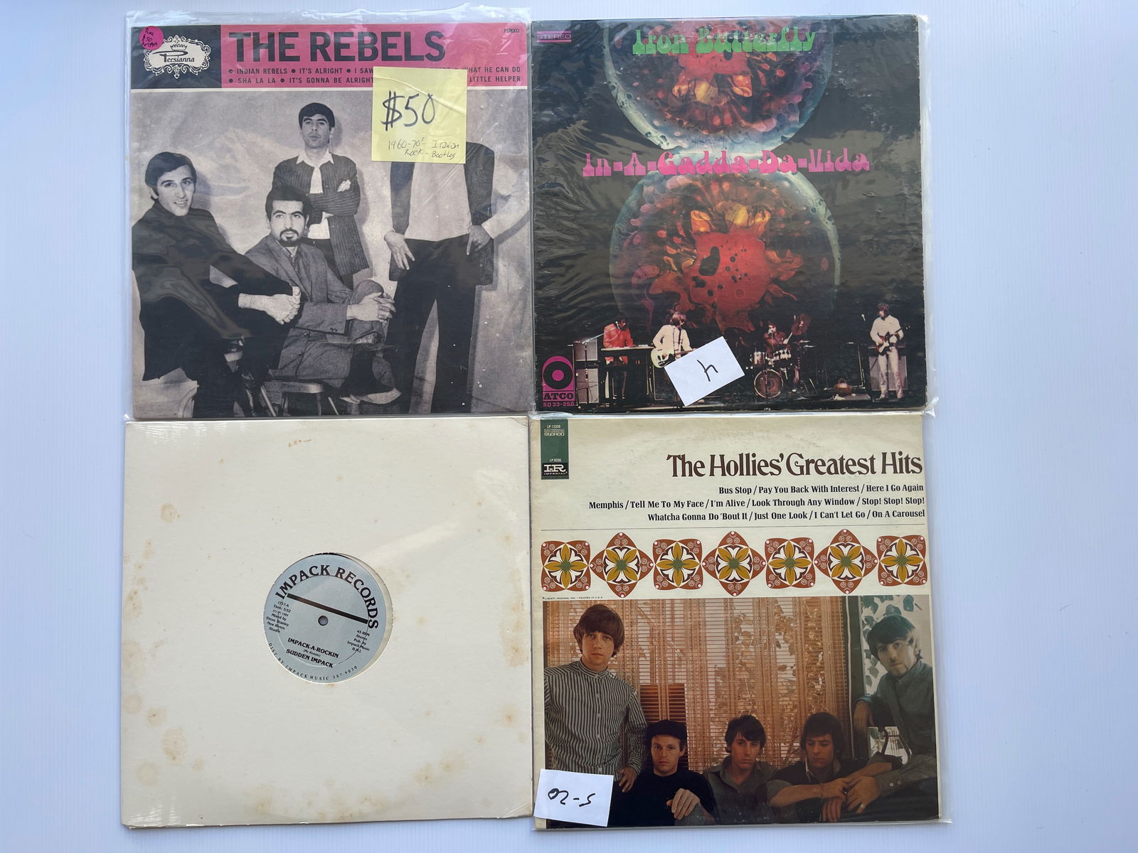 THE REBELS & IRON BUTTERFLY ROCK SET (1 of 1)