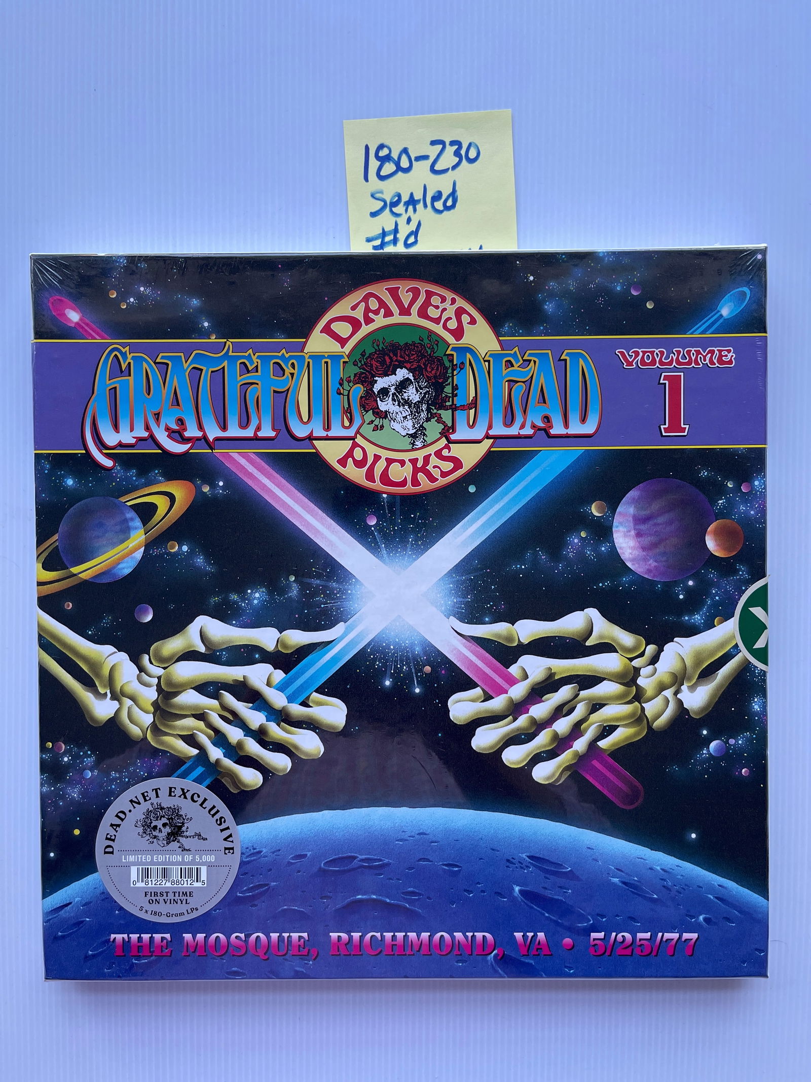 Grateful Dead - Dave's Picks, Volume 1 (The Mosque, Richmond, VA • 5/25/77) - SEALED (1 of 1)