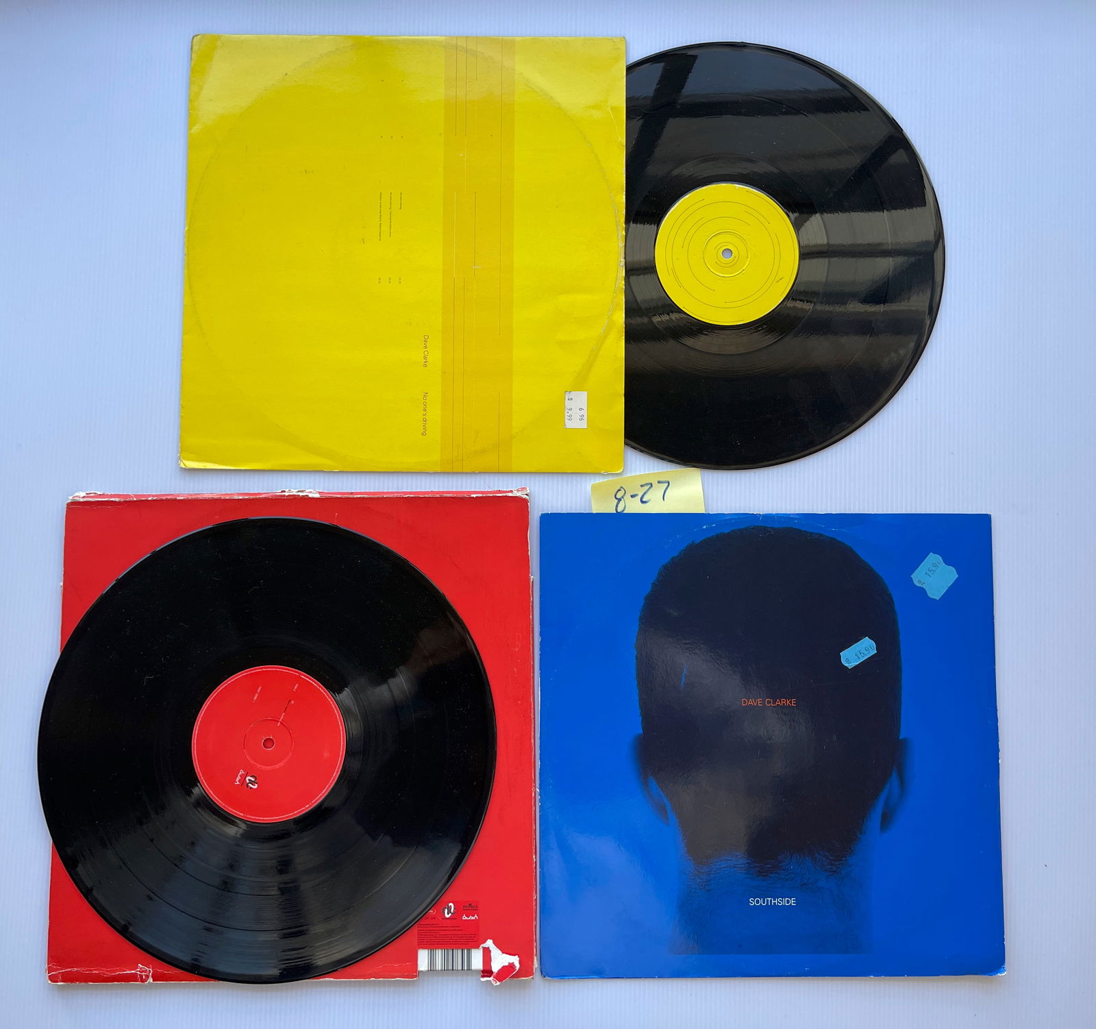 Dave Clarke Techno, Breaks, Big Beat SET: Dave Clarke - No One's Driving $6-13 1996 Techno, Breaks, Big Beat. Dave Clarke - Archive One $10-$20 First editions issued in double-gatefold Digipak® case, with perforated tear-away strip giving ac