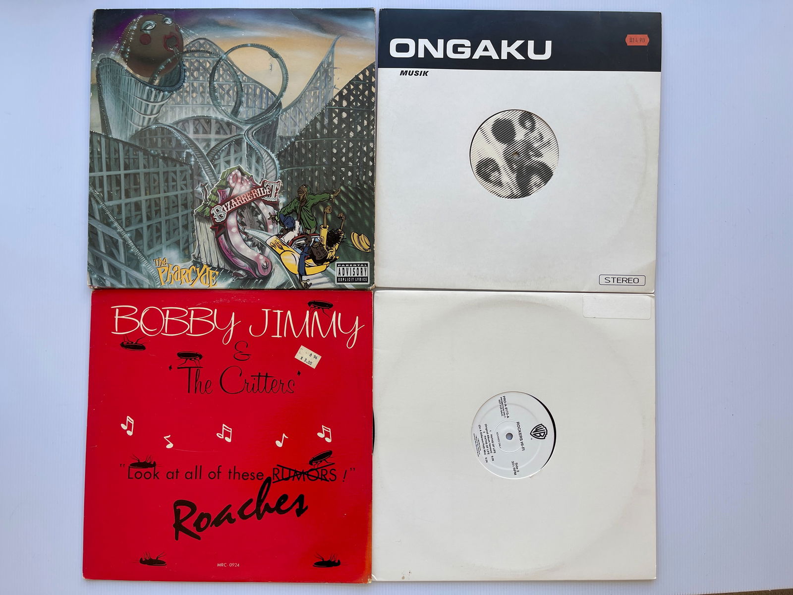 HIP HOP RAP DISCO DJ SET: The Pharcyde - Bizarre Ride II The Pharcyde $68. Supreme Truth - The Supreme Truth $6-$13. 1996 GERMANY Electronic Techno. Bobby Jimmy & The Critters- Roaches $5. Rockers Hi-Fi - Going Under / Paths O