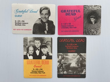 GRATEFUL DEAD BACKSTAGE PASSES - 1994