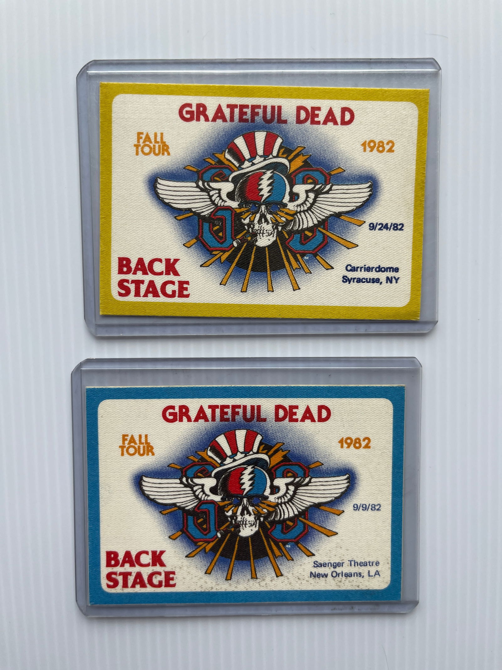 GRATEFUL DEAD BACKSTAGE PASSES - 1982 (1 of 1)
