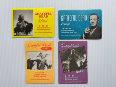 GRATEFUL DEAD BACKSTAGE PASSES - 1994