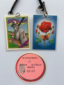 GRATEFUL DEAD BACKSTAGE PASSES - 1992