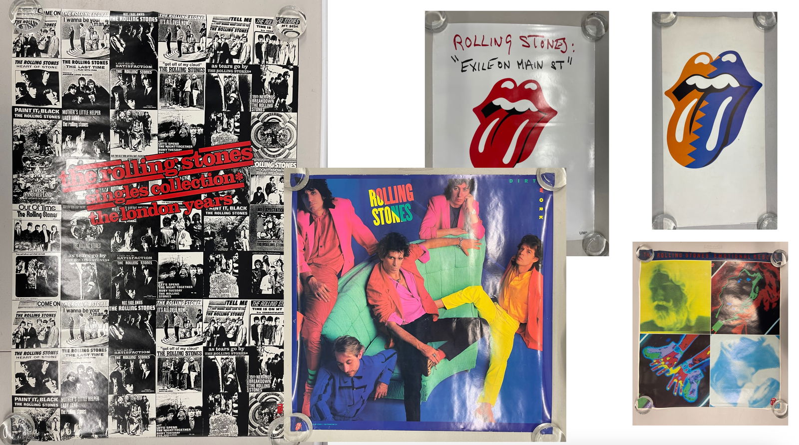 ROLLING STONES FAN POSTERS SET (1 of 6)