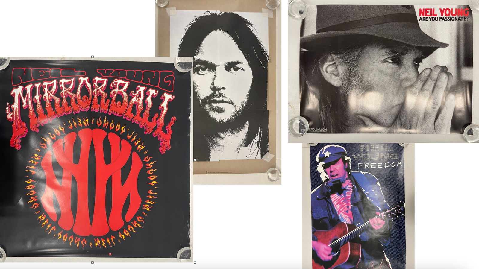 NEIL YOUNG FAN POSTERS SET #2 (1 of 5)