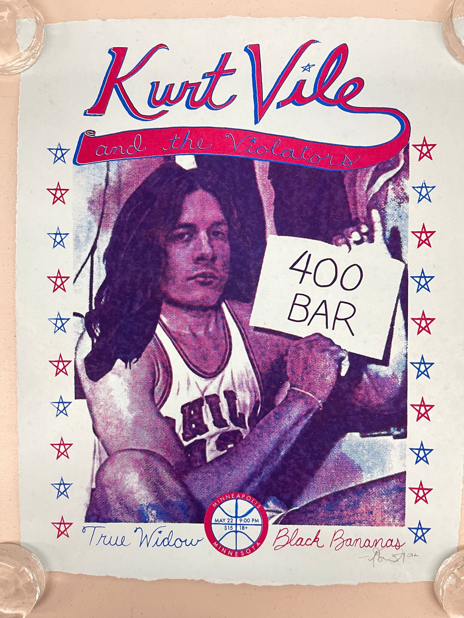 KURT VILE AND THE VIOLATORS POSTER (1 of 1)