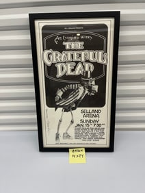 GRATEFUL DEAD SELLAND - SIGNED BY TUTEN
