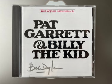 SIGNED BOB DYLAN CD - BILLY THE KID SOUNDTRACK