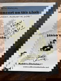 SIGNED JAKOB DYLAN 2016 CONCERT PROMO - WALLFLOWERS