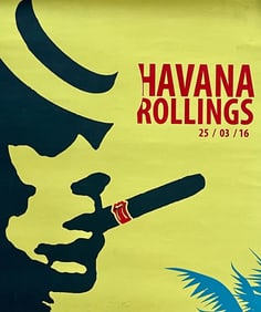 RARE ROLLING STONES IN CUBA SILKSCREEN #50 ! ! !