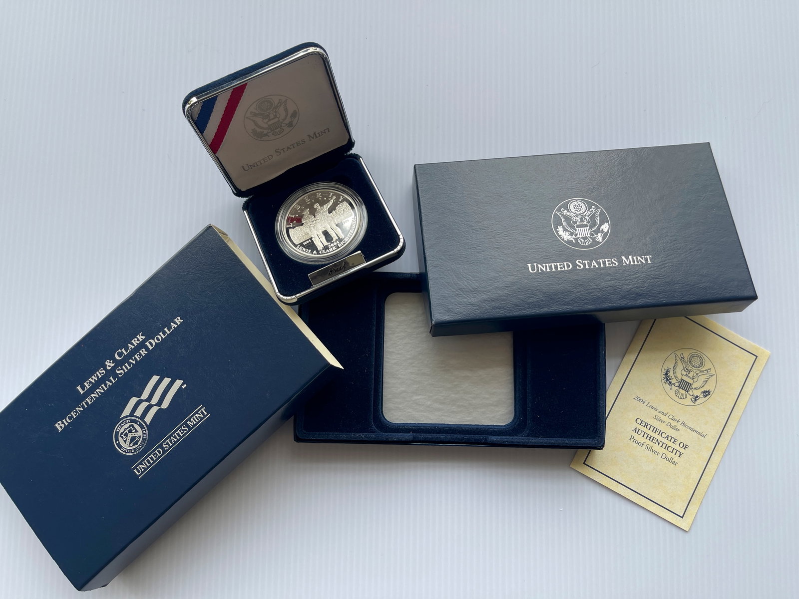 LEWIS AND CLARK BICENTENNIAL SILVER DOLLAR (1 of 3)