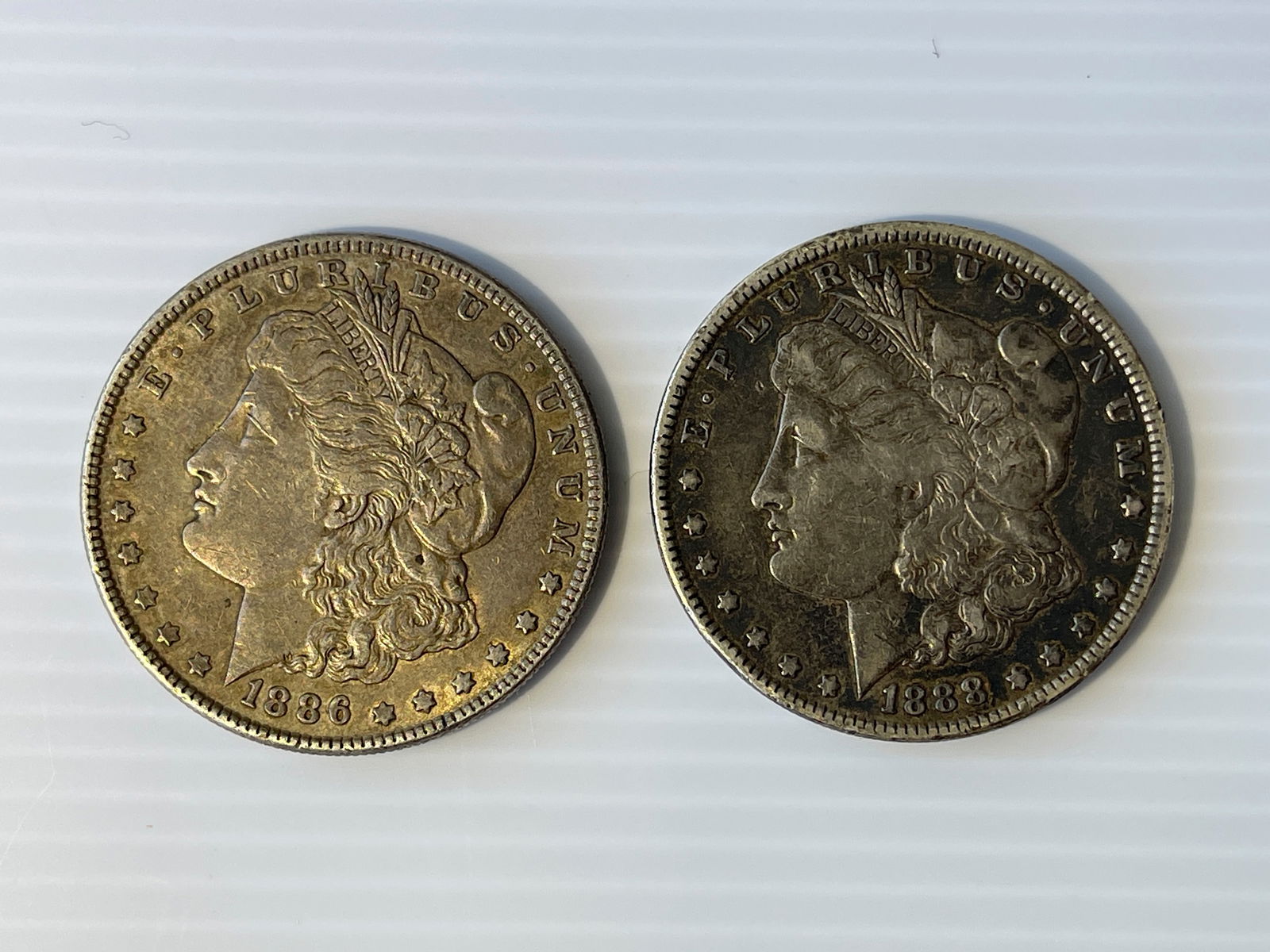 1888 1888 SILVER DOLLAR SET (1 of 2)