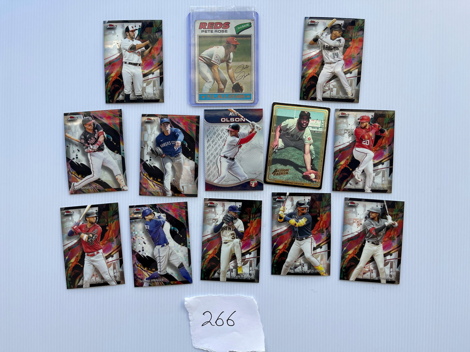 TOPPS FINEST MLB BASEBALL TRADING CARD SET - PETE ROSE (1 of 1)