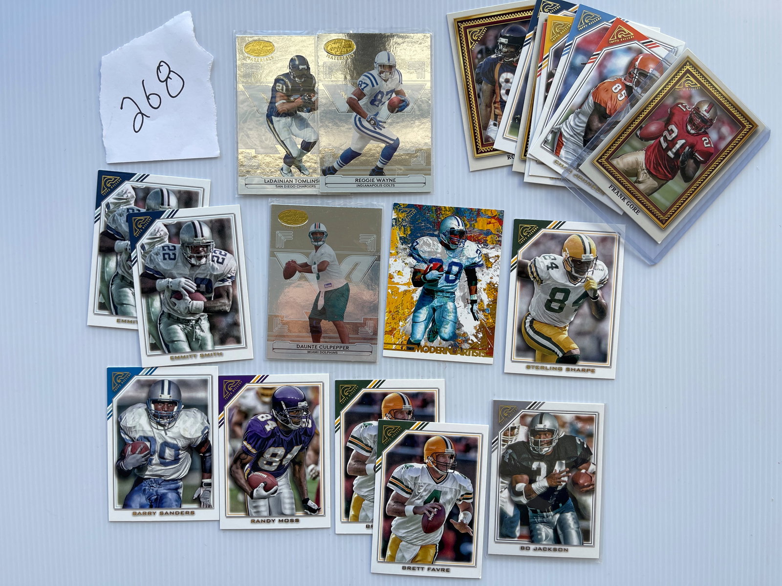 TOPPS GALLERY AND LEAF CERTIFIED NFL TRADING CARD SET (1 of 1)