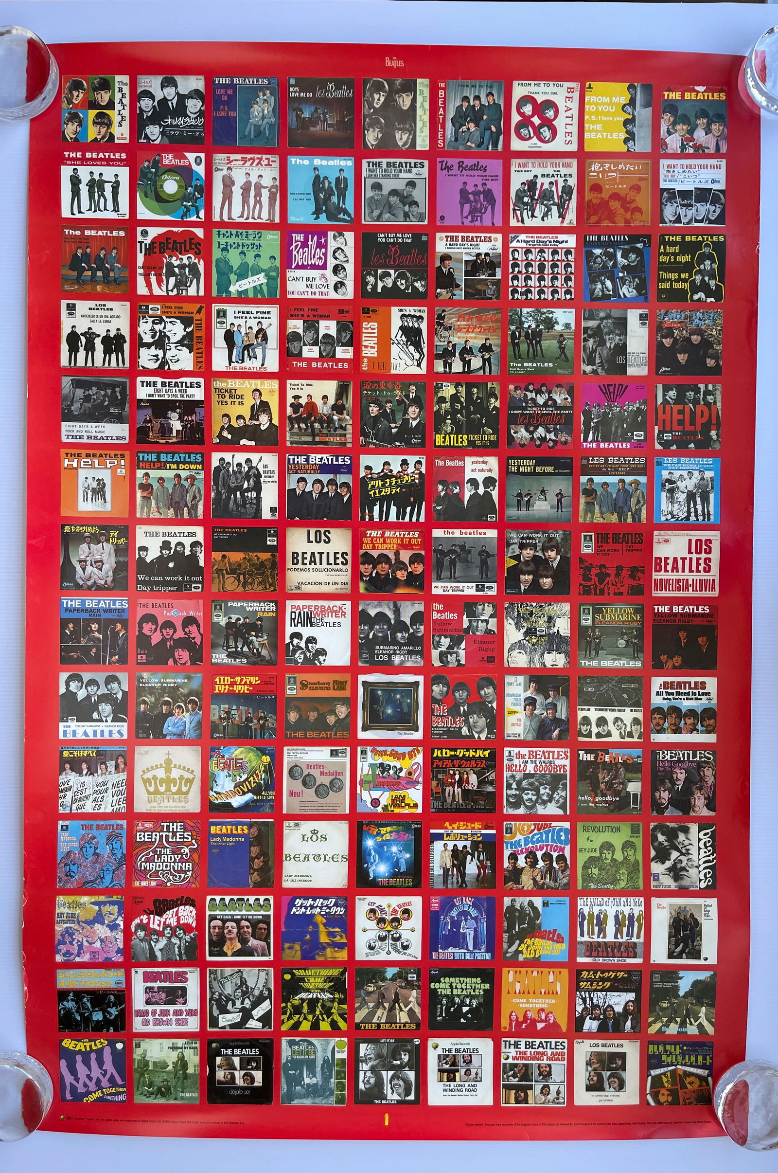 THE BEATLES PROMO POSTER SET (1 of 5)