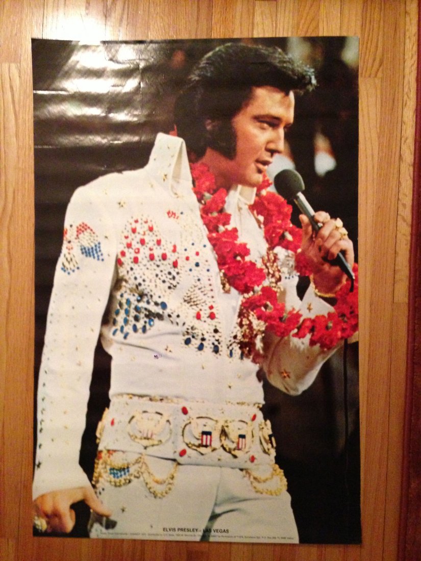 1975 ELVIS PRESLEY LAS VEGAS POSTER: 1975 ELVIS PRESLEY LAS VEGAS POSTER