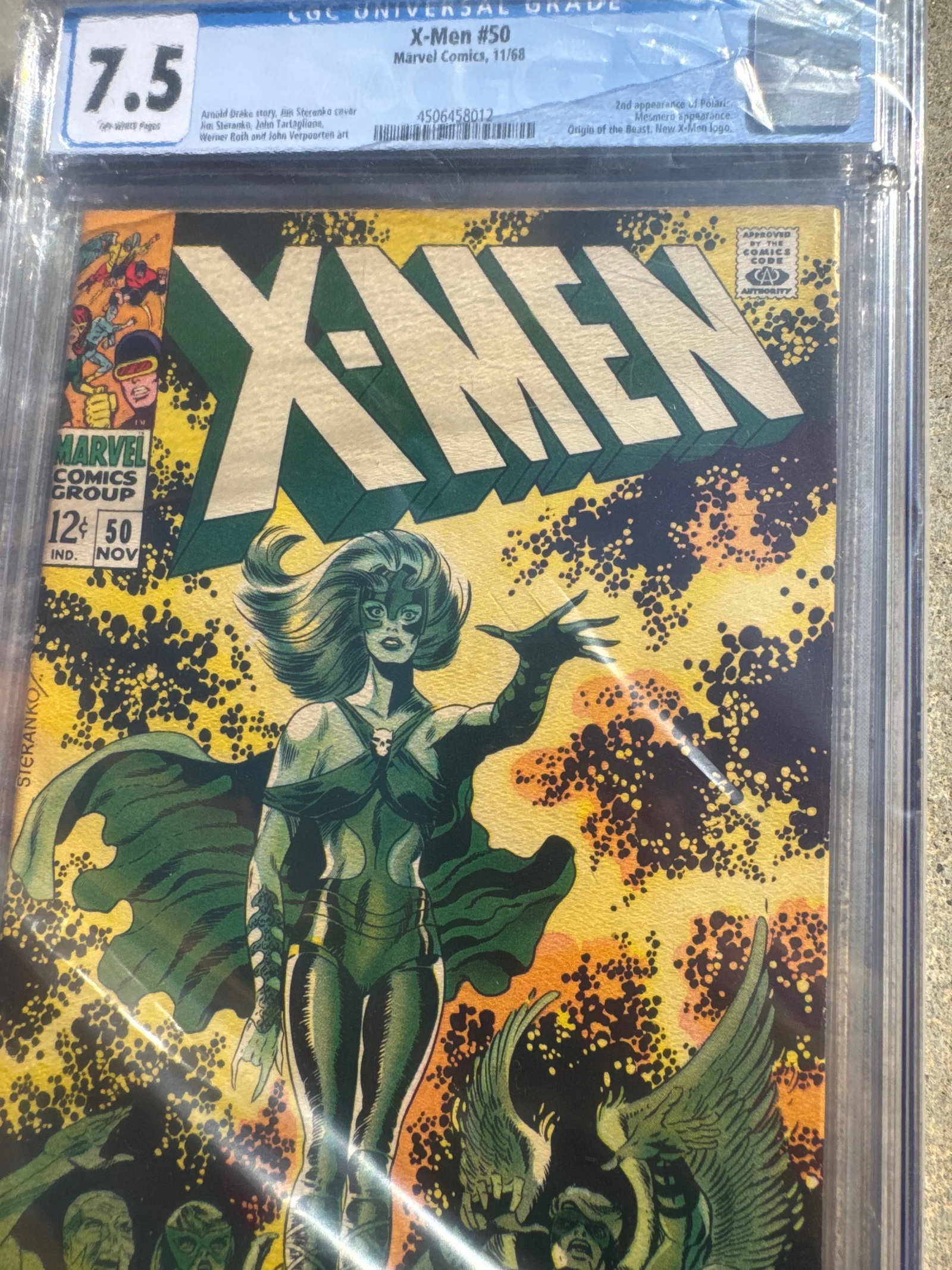 X-MEN #50 - CGC GRADED 7.5 (1 of 2)