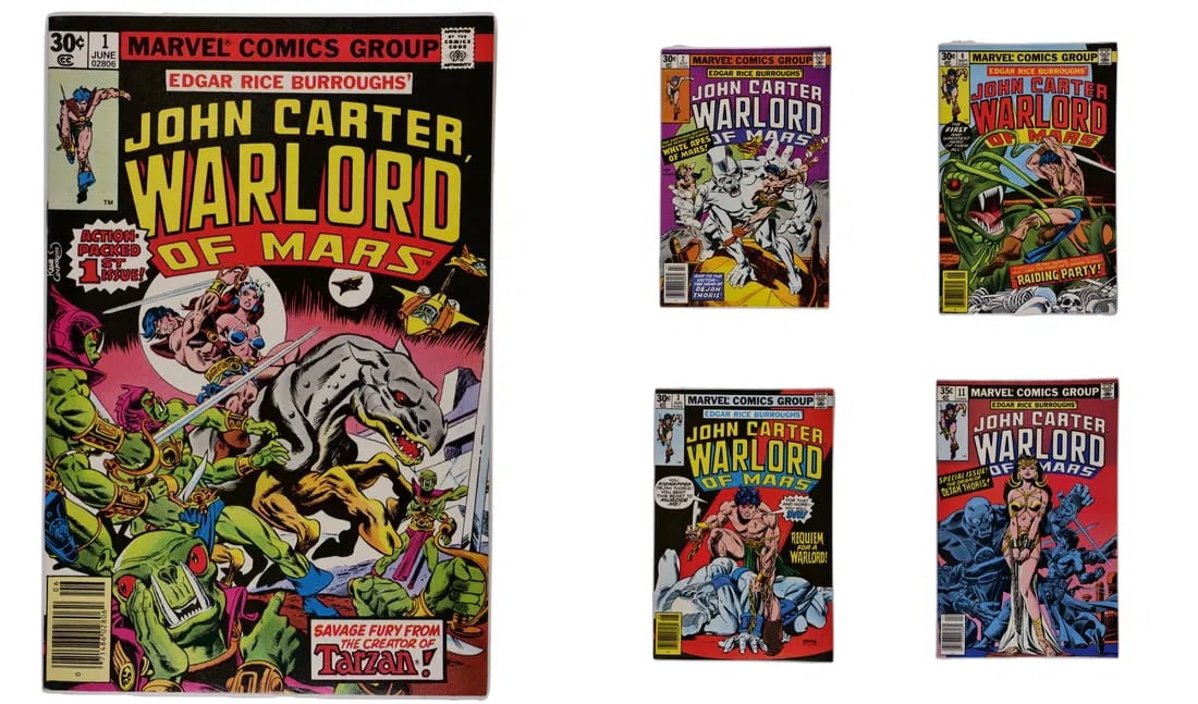 John Carter Warlord of Mars #1-4, 11: John Carter Warlord of Mars #1-4, 11